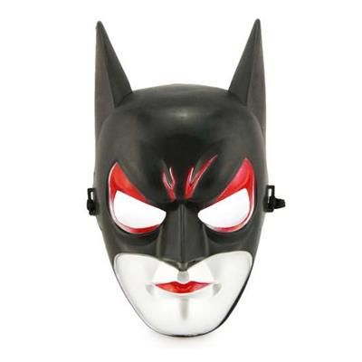 Batgirl Maske - Kırmızı Gözlü Siyah Batman Maskesi