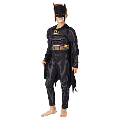 Batman Kostümü Kaslı Çocuk Kıyafeti