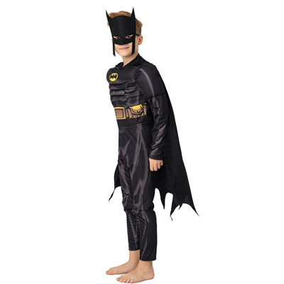 Batman Kostümü Kaslı Çocuk Kıyafeti