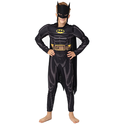 Batman Kostümü Kaslı Çocuk Kıyafeti