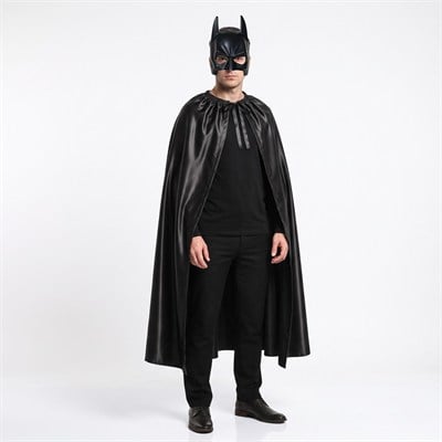 Batman Maske Pelerin Seti Yetişkin