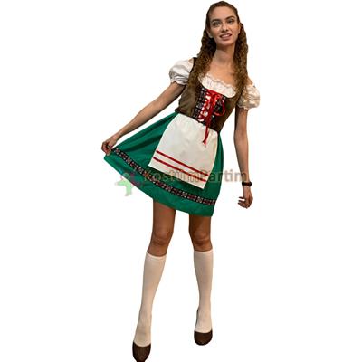 Bavaria Kostümü Alman Biracı Kız  Kıyafeti