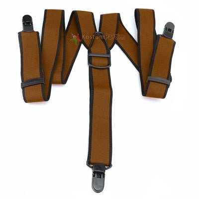 Bavyera Pantolon Askısı Yetişkin Kahverengi