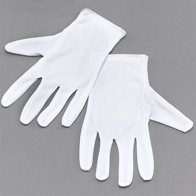 Beyaz Eldiven Yetişkin Palyaço Pandomim Eldiveni