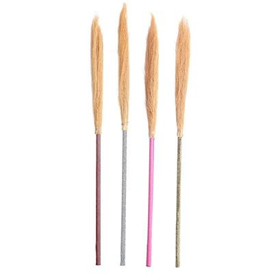 Cadı Süpürgesi Renkli Simli Sopalı 80cm Çalı