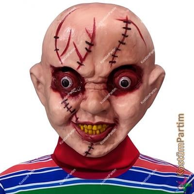 Chucky Maskesi Yetişkin & Çocuk Uyumlu Plastik Maske