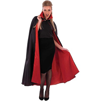 Çift Taraflı Dracula Pelerini 120cm Yetişkin