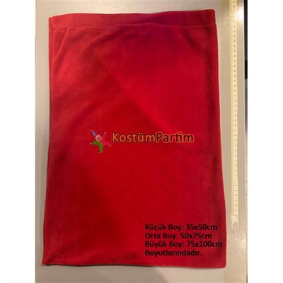 Çuval ve Çizme Yetişkin Noel Baba Kostüm Seti