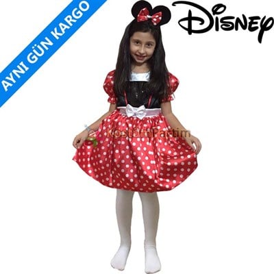 Disney Minnie Mouse Kostümü Kız ÇocukKarakter Kostümleri