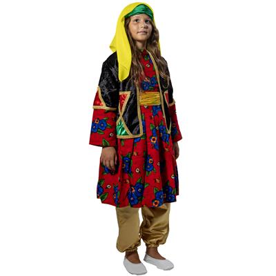 Diyarbakır Yöresel Kız Çocuk Kıyafeti