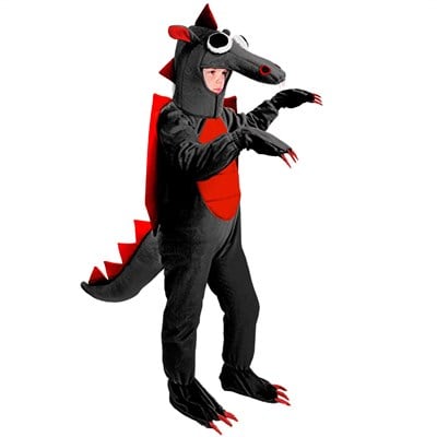 Ejderha Kostümü Çocuk Siyah Dinazor Kıyafeti