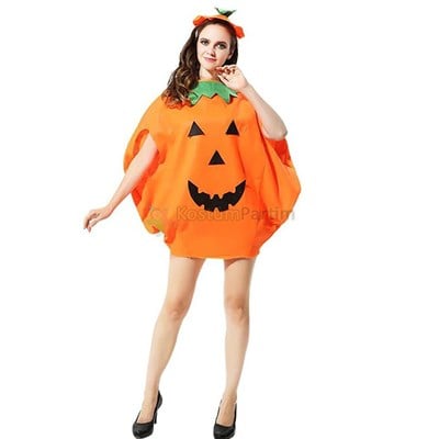 Halloween Balkabağı Kostümü Yetişkin