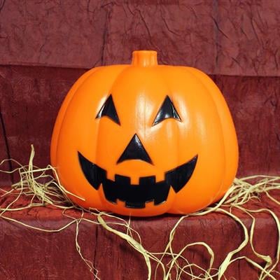 Halloween Kabak Dekor Işıklı Sesli Balkabağı 25cm