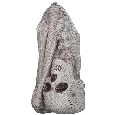 Halloween Plastik İskelet Parçaları Dekor Beyaz