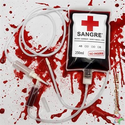 Halloween Yapay Kan Kordonlu 250ml (dolu)