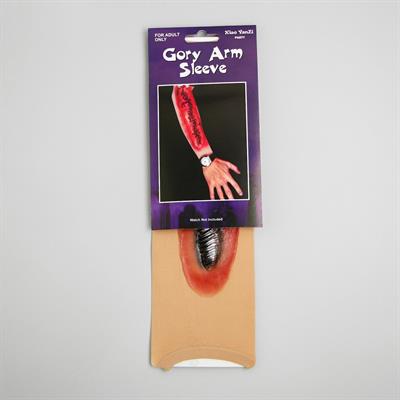 Halloween Yaralı Kol Çorabı, Dövmeli Çorap