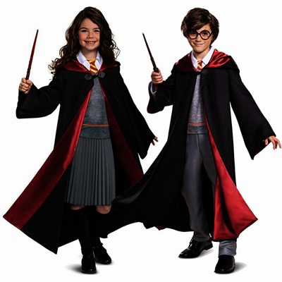Harry Potter Kostümü Hogwarts Cadılık ve Büyücülük Cübbesi