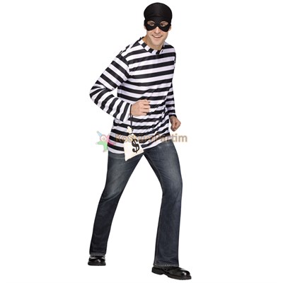 Yetişkin Hırsız Kostüm Seti