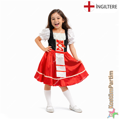 İngiltere Kız Kostümü Çocuk Kıyafeti
