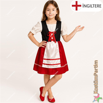 İngiltere Kız Kostümü Çocuk Kıyafeti