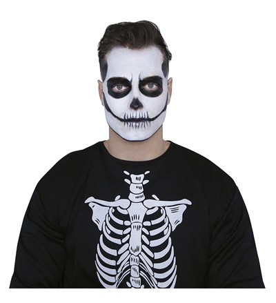 İskelet Makyaj Seti Halloween Kostüm ve Yüz Boyama Seti