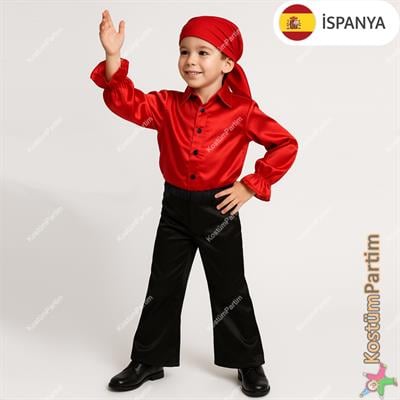 İspanya Kostümü Erkek Çocuk İspanyol Kıyafeti