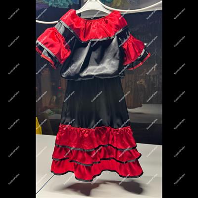 İspanya Kostümü Kız Çocuk İspanyol Kıyafeti