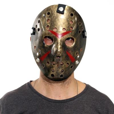 Jason Maske Metalize Altın Renk