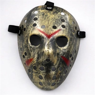 Jason Maskesi ve Dikenli Beyzbol Sopası Seti 62 cm Halloween Kostüm Aksesuarı