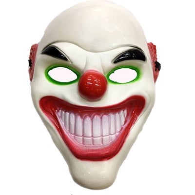 Payday 2 Kırmızı Burunlu Halloween Joker Palyaço Maskesi