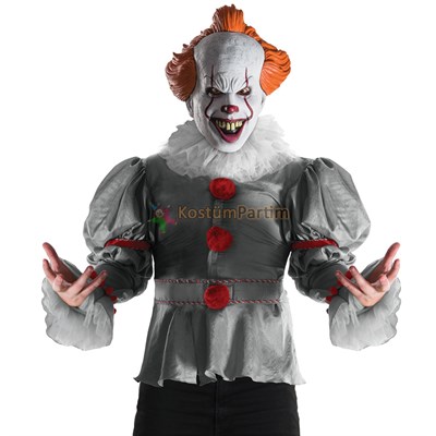 Katil Palyaço Pennywise Kostümü Bluz Seti