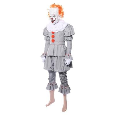 Katil Palyaço Kostümü Pennywise Kıyafeti Pro