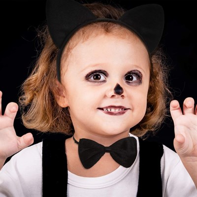 Kedi Taç, Ponpon ve Papyon Seti