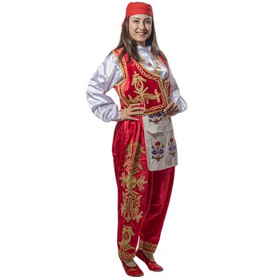 Kırklareli Kıyafeti Yetişkin Kadın Trakya Yöresel Kostümü