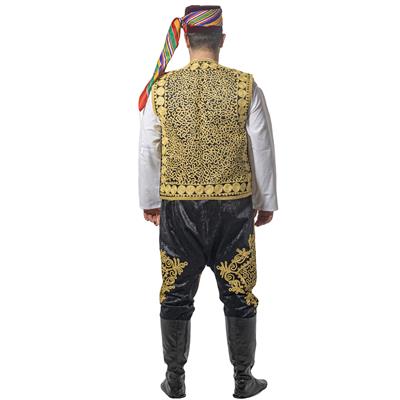 Kırkpınar Ağa Kıyafeti İşlemeli Yetişkin Kostümü Basic