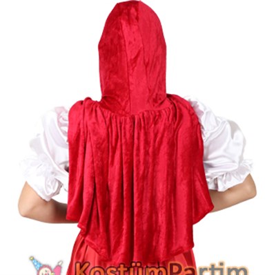 Kırmızı Başlıklı Kız Pelerini Yetişkin