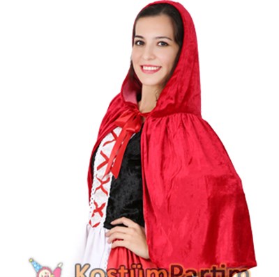 Kırmızı Başlıklı Kız Pelerini Yetişkin