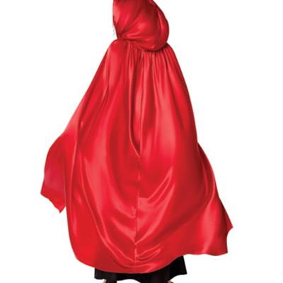 Kırmızı Başlıklı Saten Pelerin 160cm