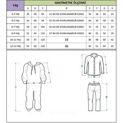 Korsan Kostümü Çocuk Çizgi Pantolon