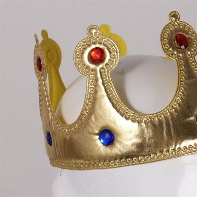 Kral Tacı Altın Renk Kumaş