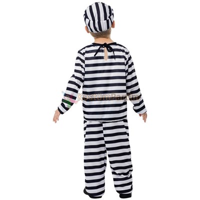 Dalton Kostümü Çocuk Mahkum Kıyafeti