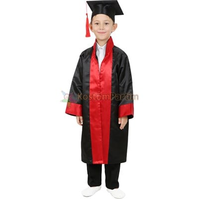 Mezuniyet Kep ve Cübbesi Çocuk