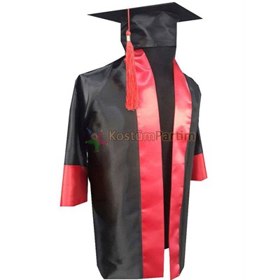 Mezuniyet Kep ve Cübbesi Çocuk