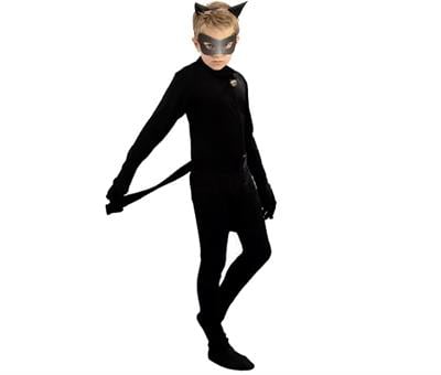 Mucize KaraKedi Kostümü Cat Noir Kıyafeti