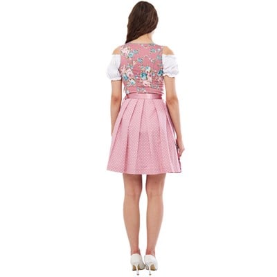 Nicole Pamuk Dirndl Elbise 3 Parçalı Kadın Bavyera Oktoberfest Kıyafeti 449