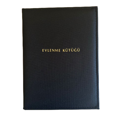 Nikah Memuru Defteri Evlenme Kütüğü Siyah