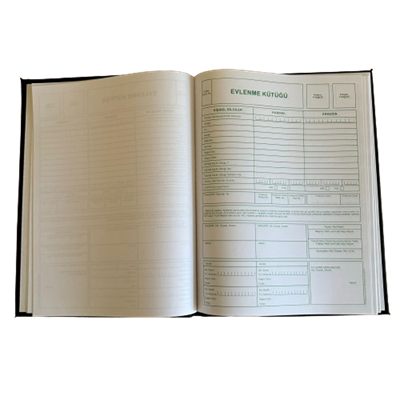 Nikah Memuru Defteri Evlenme Kütüğü Siyah