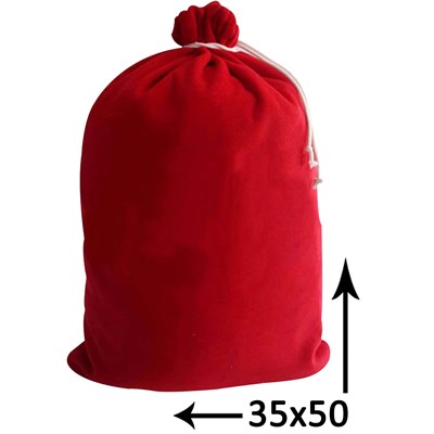 Noel Baba Çuvalı Polar 50x35 Küçük Boy