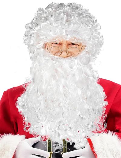 Noel Baba Peruk Kıvırcık Kabarık Model