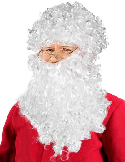 Noel Baba Peruk Kıvırcık Kabarık Model